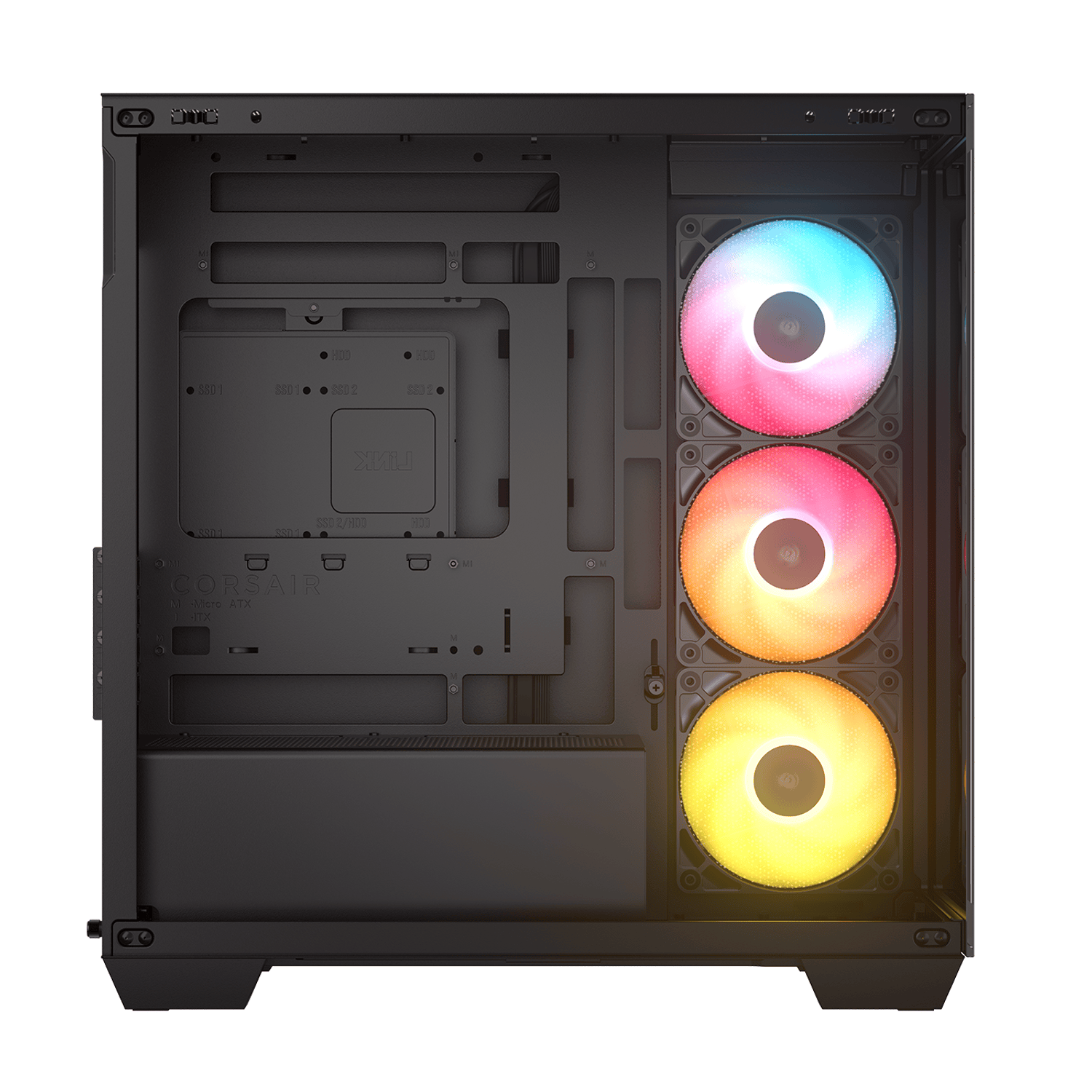 CC 9011347 WW Corsair 2800X RS R ARGB Micro ATX PC Cas wr 03