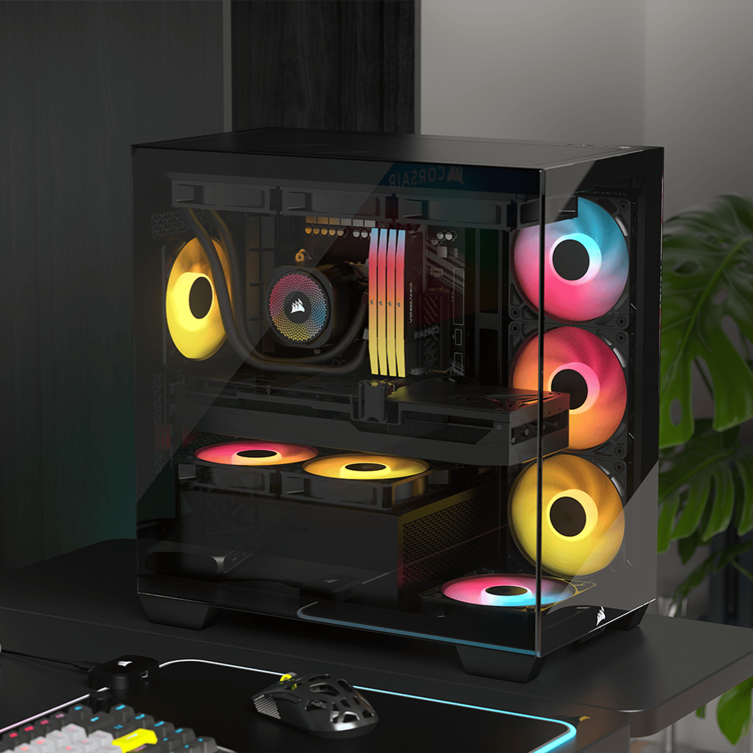 CC 9011347 WW Corsair 2800X RS R ARGB Micro ATX PC Cas wr 06