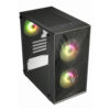 CST130A FSP CST130 Basic M ATX Gaming Chassis – Black wr 01b