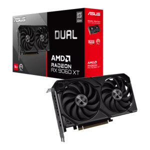 DUAL RX9060XT 16G Asus Dual Radeon RX 9060 XT 16GB GDDR6 Graphics Card wr 01