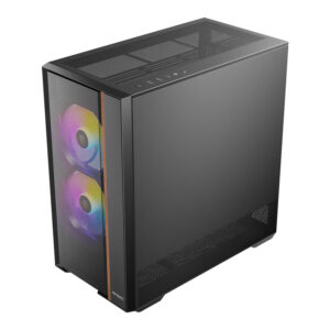FLUX REAR Antec FLUX Rear ARGB ATX Mid Tower Gaming Chassis Black wr 03a