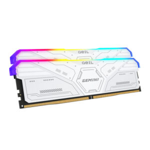 GAMSW532GB6000C36CDC GeIL Gemini RGB 32GB DDR5 6000MHz Desktop Gaming Memory Kit 2 x 16GB – White wr 03