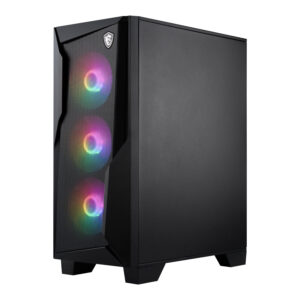 MAG FORGE 130A AIRFLOW MSI MAG FORGE 130A Airflow ATX Gaming Chassis Black wr 03a