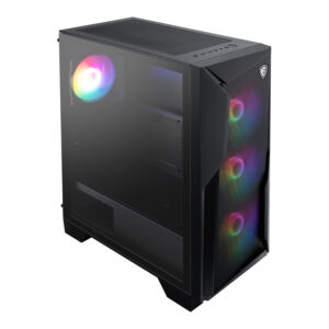 MAG FORGE 130A AIRFLOW MSI MAG FORGE 130A Airflow ATX Gaming Chassis Black wr 06a