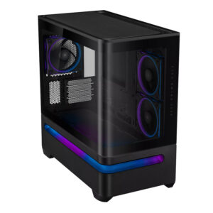 PRIMEAP202TGARGB ASUS Prime AP202 ARGB Micro ATX Gaming Chassis Black wr 05