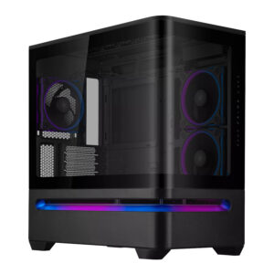 PRIMEAP202TGARGB ASUS Prime AP202 ARGB Micro ATX Gaming Chassis Black wr 06
