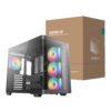 R CG530U BKAGA4 G DeepCool CG530U 4F ATX Gaming Chassis Black wr 01a