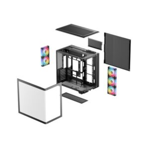 R CG590U BKAGA5 G DeepCool CG590U 5F ATX ARGB Gaming Chass wr 09