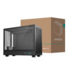 R CH160 BKNGM0 G DeepCool CH160 PLUS Micro ATX Chassis Black wr 01a