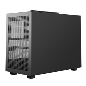 R CH160 BKNGM0 G DeepCool CH160 PLUS Micro ATX Chassis Black wr 04a