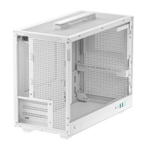 R CH160 WHNGM0 G DeepCool CH160 PLUS Micro ATX Chassis White wr 05a