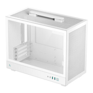 R CH160 WHNGM0 G DeepCool CH160 PLUS Micro ATX Chassis White wr 06a