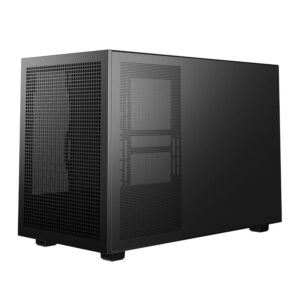 R CH260 BKNWM0 G 1 DeepCool CH260 Wood mATX Gaming Chassis Black wr 03a