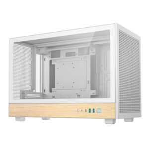 R CH260 WHNWM0 G 1 DeepCool CH260 Wood mATX Gaming Chassis White wr 01a
