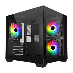S140 BA FSP S140 M ATX Mid Tower Gaming Chassis Black wr 01