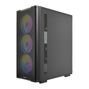 VX310 ARGB Antec VX310 ARGB ATX Gaming Chassis Black wr 03a