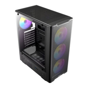 VX310 ARGB Antec VX310 ARGB ATX Gaming Chassis Black wr 05a