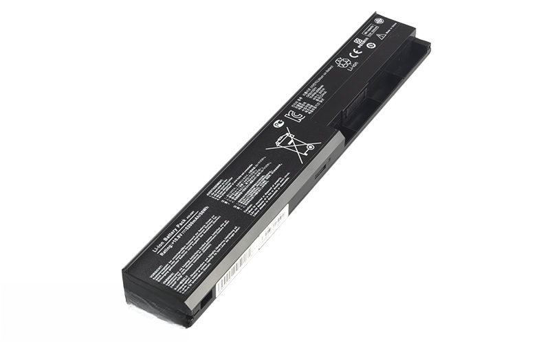 A31-X401 A32-X401 A41-X401 A42-X401 Battery for ASUS F301A F301U F401U F501A F501U S301A S401A X401U X501A (10.8V 56Wh) – Front view top 45° angle