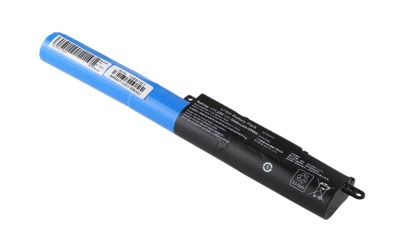 A31N1519 - 11.25V 2600mAh/29Wh 3-cell battery for ASUS X540LA X540S X540SA X540SC A540 F540 R540LA – Front view top 45° angle