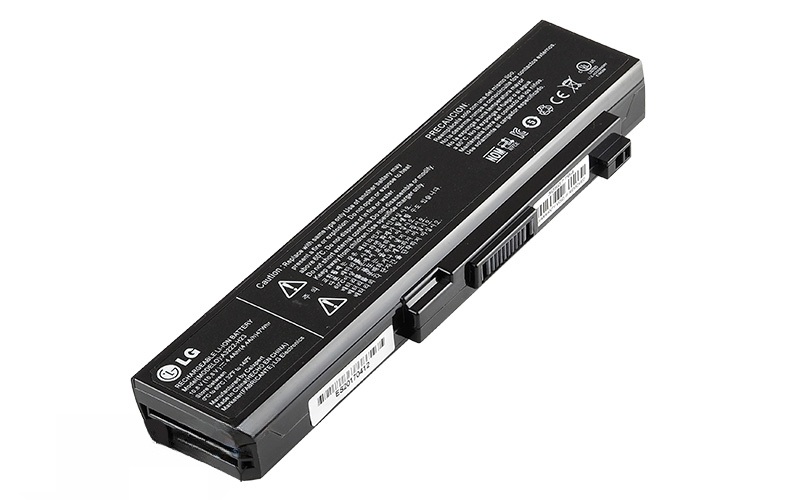 A3222-H23 battery for LG R380 A305 A310 C500 CD500 RB380 (10.8V 47Wh 6-Cell) – Front view top 45° angle