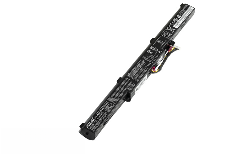 A41N1501 Battery for ASUS ROG G752VW GL752VW GL752JW VivoBook Pro N552V N552VX N752V (14.4V 37Wh 4-Cell) – Front view top 45° angle
