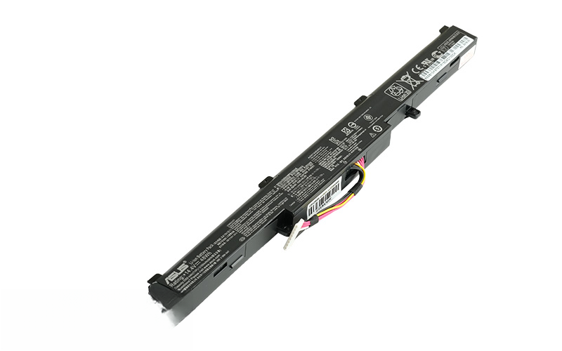 A41N1611 Battery for ASUS ROG GL553 GL553VW GL553VD GL553VE GL753V (14.4V 37Wh 4-Cell) – Front view top 45° angle