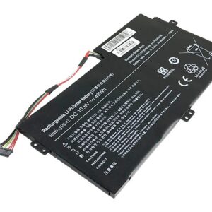 AA-PBVN3AB Battery for Samsung Series 3 NP370R5E NP370R4E Series 5 NP510R5E ATIV Book 4 NP470R5E (10.8V 32Wh 3-Cell Li-Polymer) – Front view top 45° angle