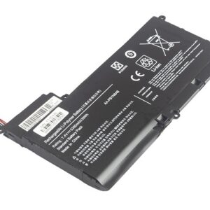 AA-PBYN8AB Battery for Samsung NP530U4B NP530U4C NT530U4C 530U4C 530U4B 530U4C (7.4V 39Wh 2-Cell Li-Poly) – Front view top 45° angle