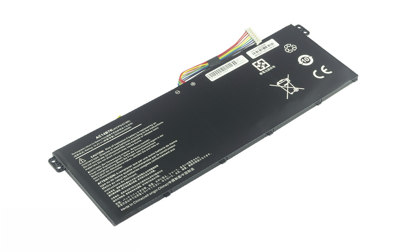 AC14B7K Battery for Acer Spin 5 SP515-51GN Swift SF314-52 Nitro 5 AN515-42 (15.2V 55Wh 4-Cell Li-Poly) – Front view top 45° angle