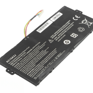 AC15A3J Battery for Acer Chromebook R11 CB5-132T CB3-131 C738T (11.4V 41Wh 3-Cell Li-Polymer) – Front view top 45° angle