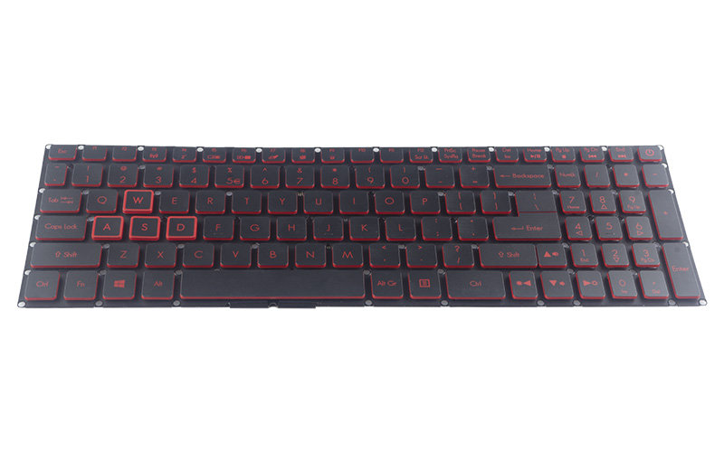 Acer Nitro AN515-52 Keyboard – Front view – keys & layout