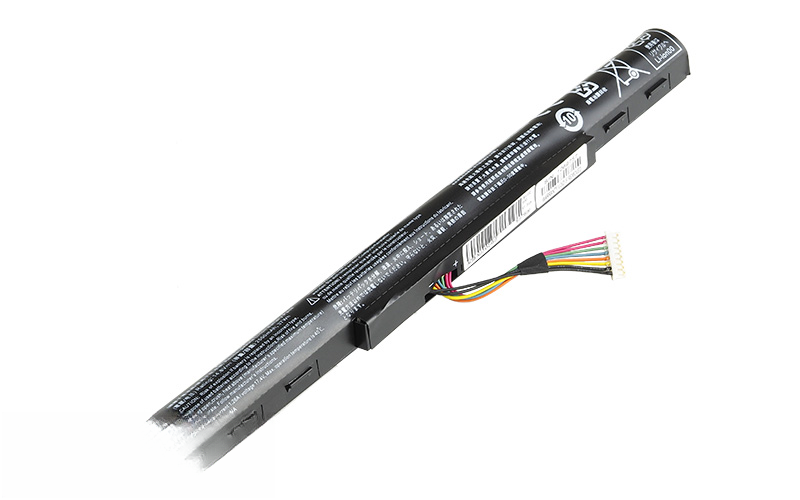 AL15A32 KT.00403.025 KT.00403.034 battery for Acer TravelMate P257-M P258-MG P277-M Aspire E5-772 (14.8V 24Wh 4-Cell) – Front view top 45° angle