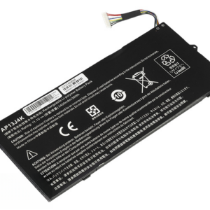 AP13J3K AP13J4K KT00304001 Battery for Acer Chromebook C720-2420 C720-3871 (11.1V 38Wh 3-Cell Li-Polymer with long connector cable) – Front view top 45° angle