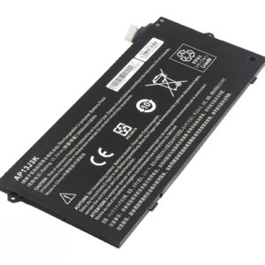 AP13J3K AP13J4K KT00304001 Battery for Acer Chromebook C720-2420 C720-3871 (11.1V 38Wh 3-Cell Li-Polymer with short connector cable) – Front view top 45° angle