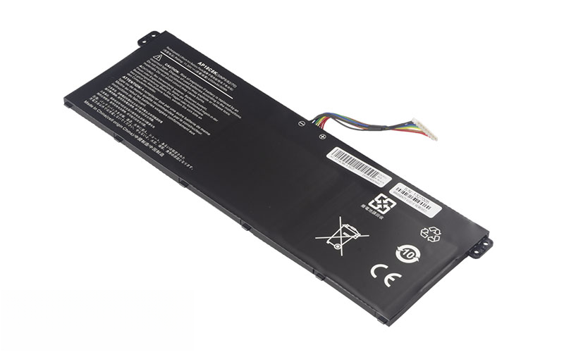 AP18C8K Battery for Acer Swift 3 SF314-32 SF314-42 (11.55V 50Wh 3-Cell Li-Poly) – Front view top 45° angle