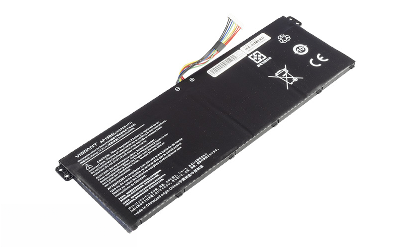 AP19B5L Battery for Acer Aspire 5 A515-43 Aspire Swift 3 SF314-42 (15.2V 52Wh 4-Cell Li-Poly) – Front view top 45° angle