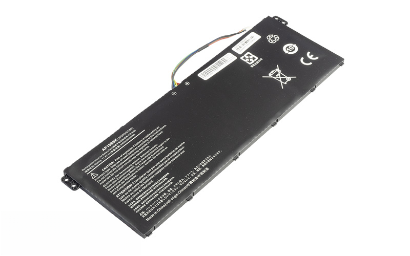 AP19B8K Battery for Acer Aspire 7 A715-42 Aspire 3 A315-56-57 Chromebook CB315-3H (11.4V 39Wh 3-Cell Li-Poly) – Front view top 45° angle