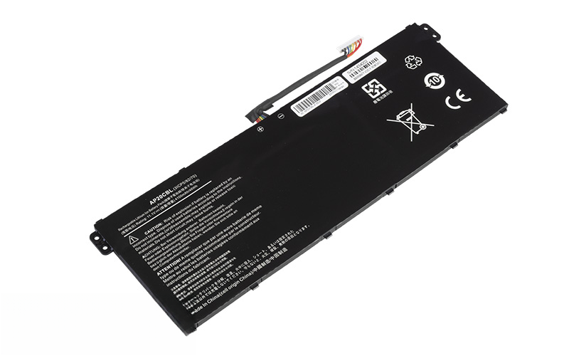 AP20CBL KT.0030B.002 Battery for Acer Swift 3 SF314-43 SF314-511 Aspire 5 A515-45G Aspire 7 A715-43G (11.1V 46Wh 3-Cell Li-Poly) – Front view top 45° angle