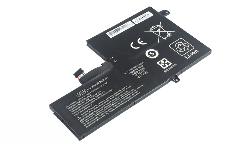 AS03XL 918340-171 918340-1C1 AS03044XL Battery for for HP Chromebook 11 G5 (11.1V 46Wh 3-Cell Li-Poly) – Front view top 45° angle