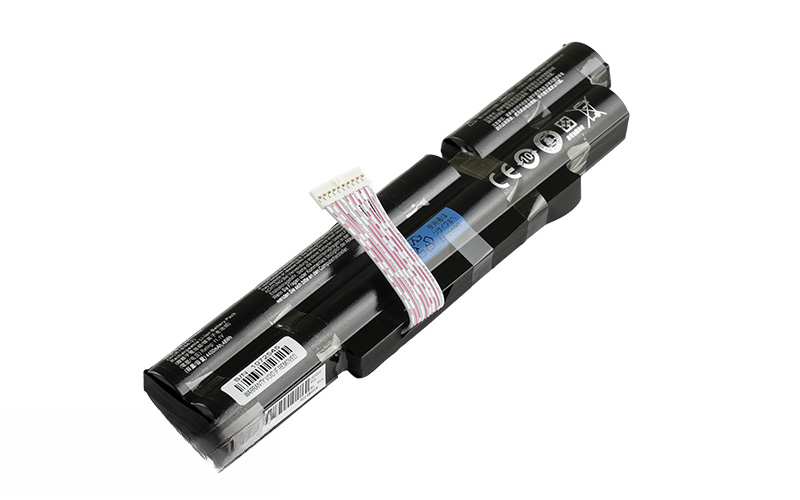 AS11A5E AS11B5E AS11A3E Battery for Acer Aspire TimelineX 4830TG 5830TG AS3830T AS4830T AS5830TG (11.1V 58Wh 6-Cell) – Front view top 45° angle