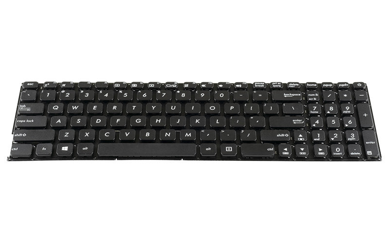 Asus F541S F541SA F541SC F541U F541UA F541UV Keyboard – Front view – keys & layout