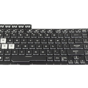 ASUS TUF Gaming F15 FX506MH FX506IH FX506LI FX706 Keyboard (with RGB backlight) – Front view – keys & layout
