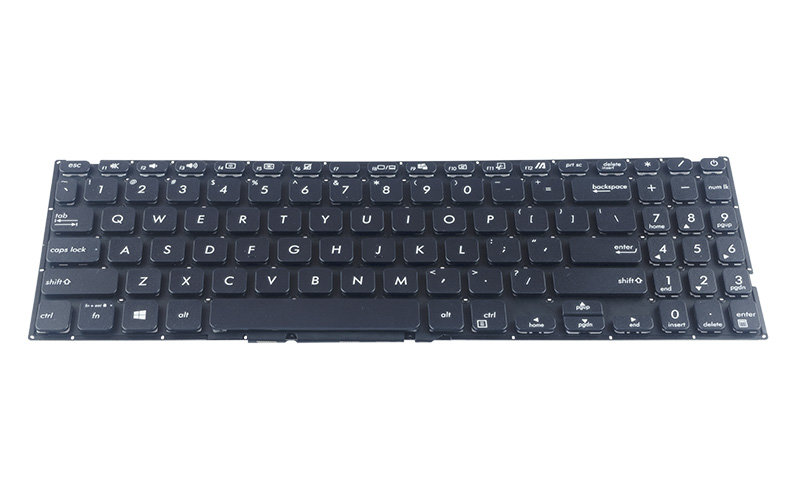ASUS X509F X509FA X509M X509MA X509J X509JA X509D X509DA Keyboard – Front view – keys & layout