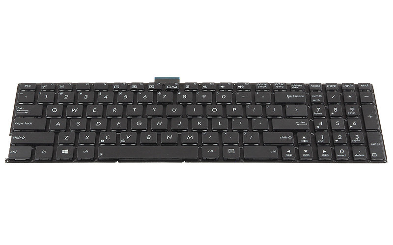 ASUS X553M X553MA K553M K553MA 555L X555 keyboard – Front view – keys & layout