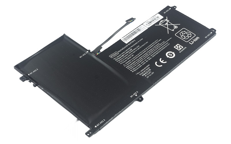 AT02XL HSTNN-C75C 85987-001 Battery for HP ElitePad 900 G1 (7.4V 26Wh 2-Cell Li-Poly) – Front view top 45° angle
