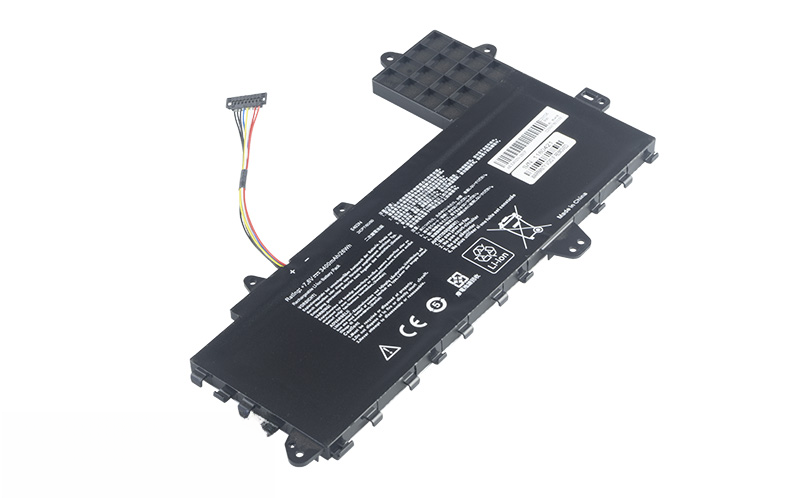 B21N1505 Battery for ASUS VivoBook E402N E402NA (7.6V 26Wh 2-Cell Li-Poly) – Front view top 45° angle