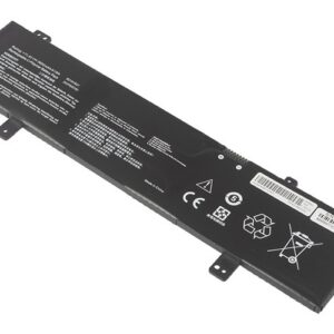 B31N1631 Battery for ASUS VivoBook 15 X505ZA X505BA F505BA F505ZA (11.4V 41Wh 3-Cell Li-Poly) – Front view top 45° angle