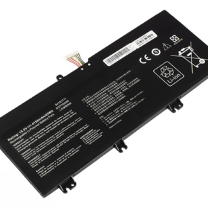 B41N1711 Battery for ASUS FX503VM GL703VD FX63VD FZ63VD ZX63VD (15.2V 63WH 4-Cell Li-Poly) – Front view top 45° angle