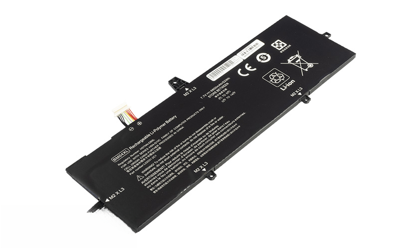 BM04XL HSTNN-DB8L L02478-855 L02031-2C1 Battery for HP EliteBook x360 1030 G3 (7.7V 52Wh 4-Cell Li-Poly) – Front view top 45° angle