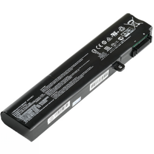 BTY-M6H Battery for MSI GE72 (10.86V 56Wh 6-Cell) – Front view top 45° angle